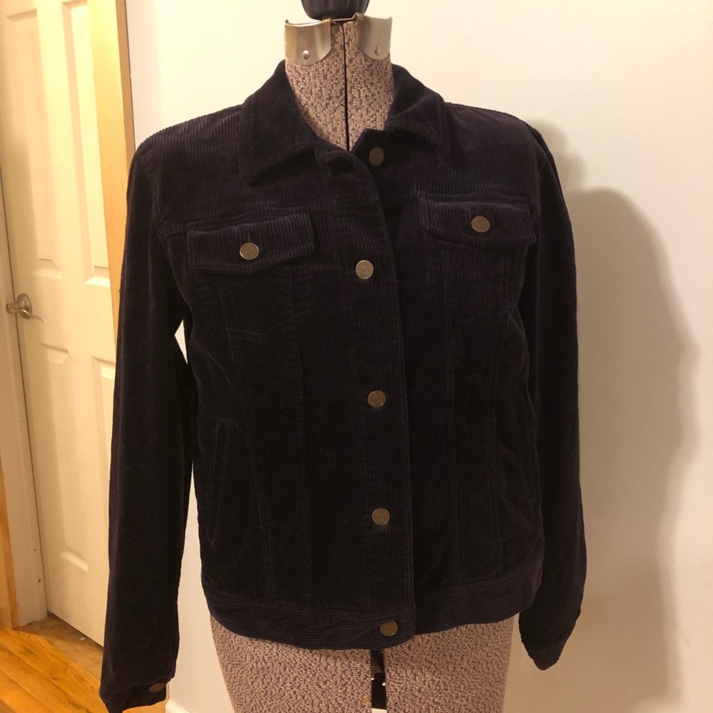Ralph Lauren Concord Purple Corduroy Jacket